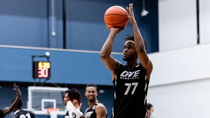 Overtime Elite guard and NBA draft prospect Jean Montero